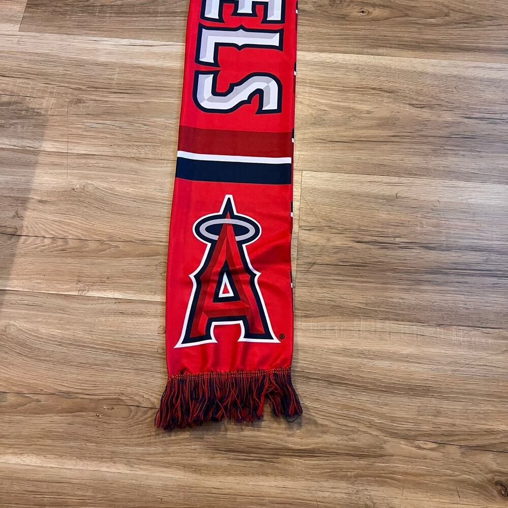 Los Angeles Anaheim Angels MLB Baseball Team Fringe Scarf